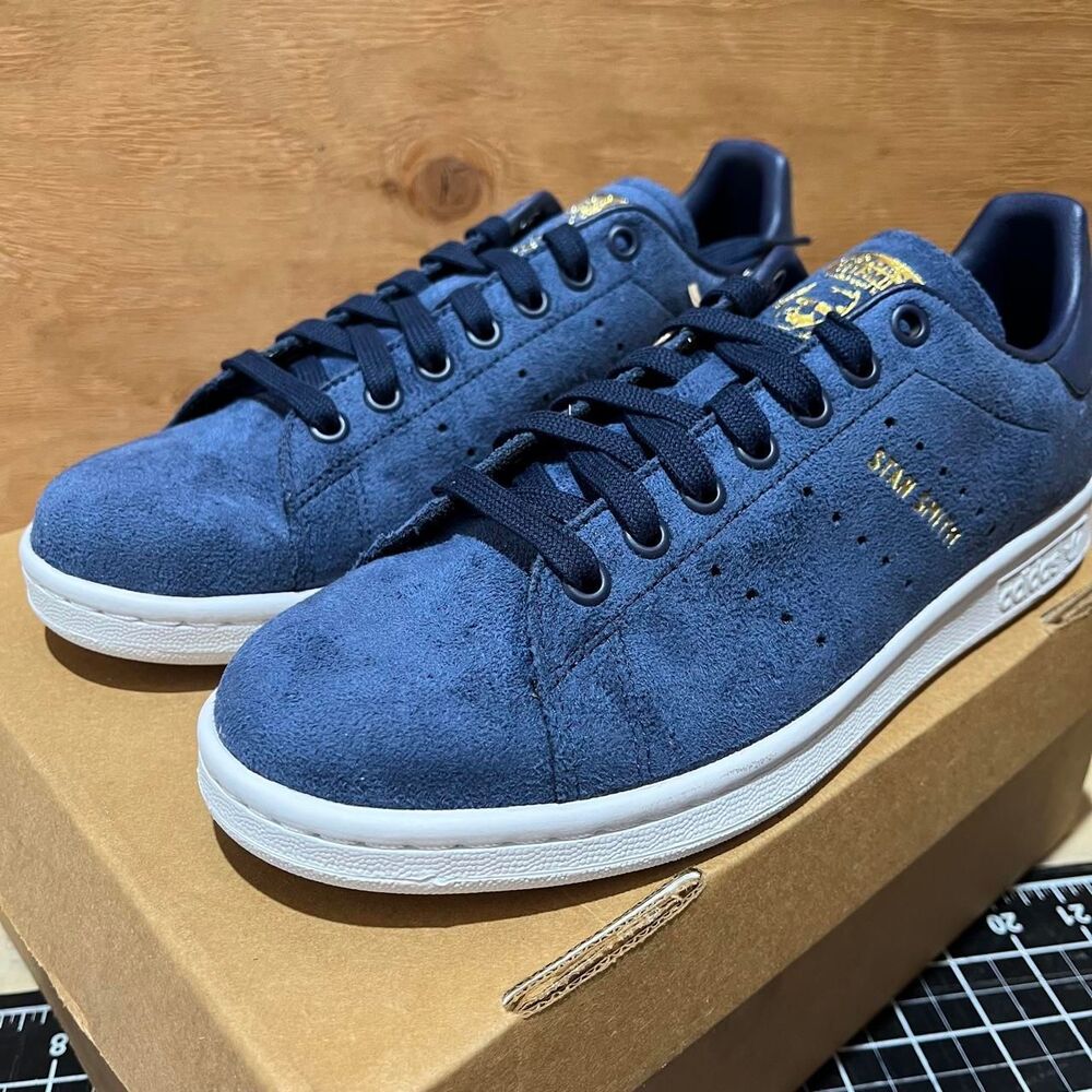 Adidas Men's Blue and Navy Trainers